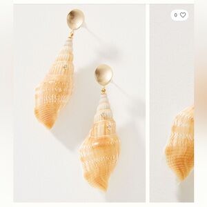 Anthropologie Shell Earrings